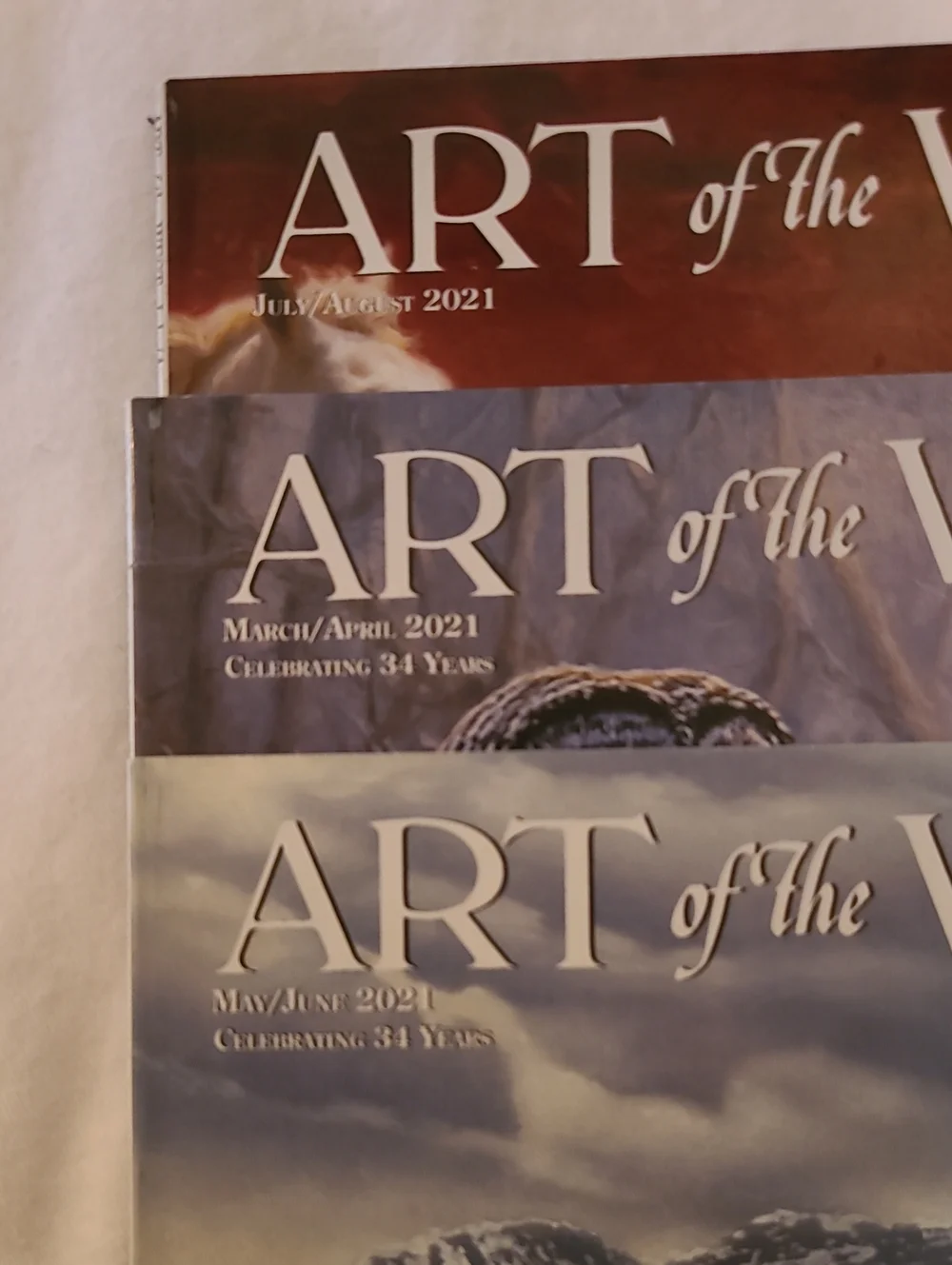 Art Of The West 3 Issues, Beautiful Art & Stories Magazine March May July 2021
